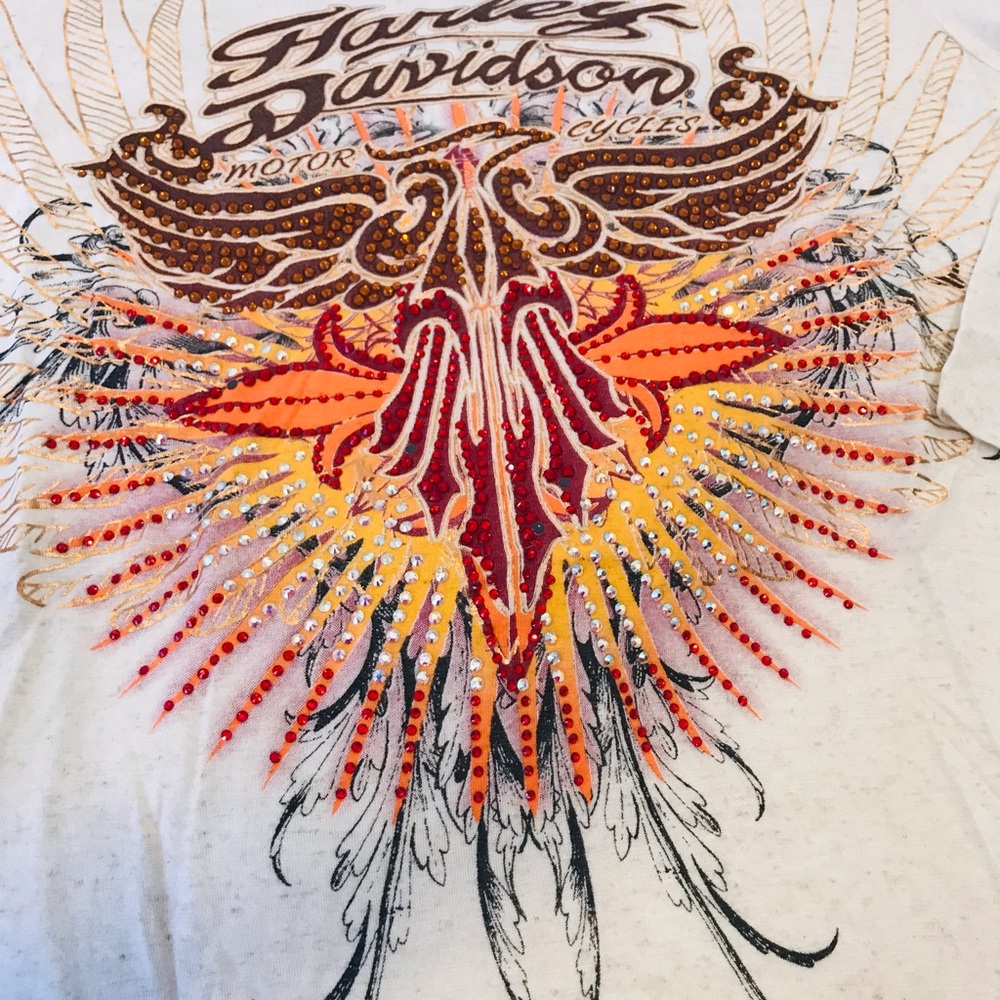 Harley Davidson- 3/4 Sleeve Bing shirt - Picture 2 of 5